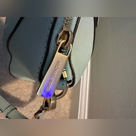 NWOT Sage Green Michael Kors Large Ciara messenger crossbody satchel - Picture 5 of 8